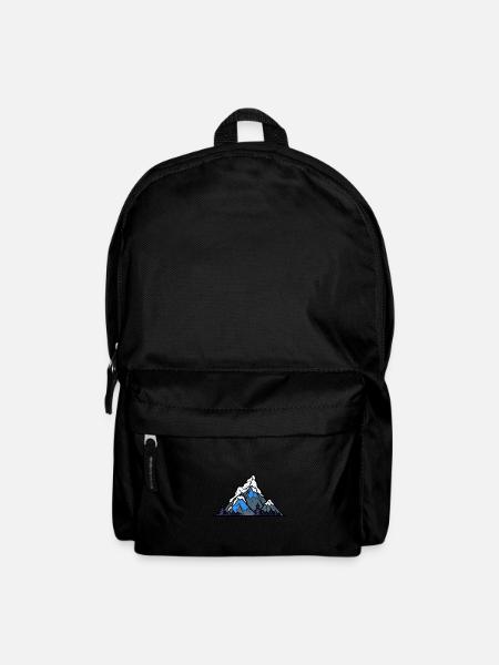 Berge Natur - Rucksack - Schwarz