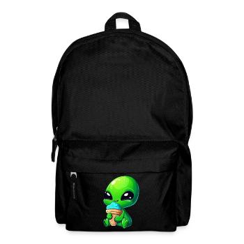 Alien Alien Bleu Glace Vert - Sac à dos - noir - Devant