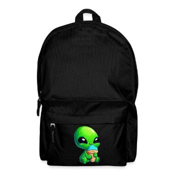 Alien Green Alien Ice Crème glacée molle Crème glacée bleue - Sac à dos - noir - Devant