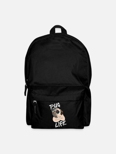 Pug: Pug Life - Backpack - black