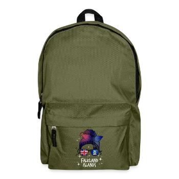 Falkland Islands - Backpack - olive green - Front