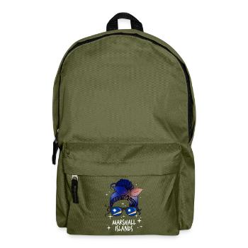 Marshall Islands - Backpack - olive green - Front