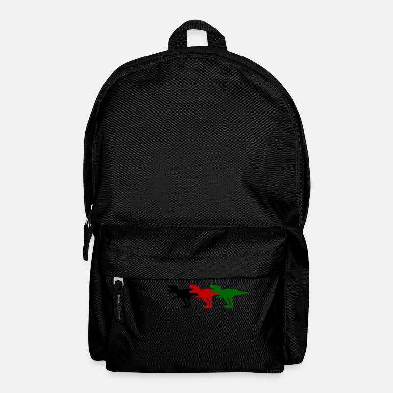 Dinosaurier - Rucksack - Schwarz