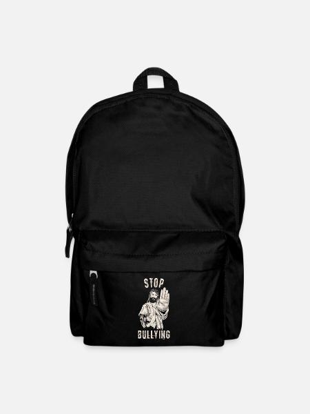 Stopp Mobbing - Rucksack - Schwarz