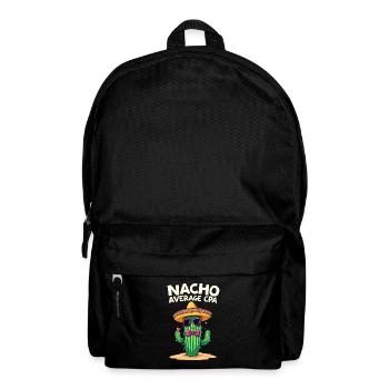 Nicht nur ein gewöhnlicher Steuerberater, Kaktus - Rucksack - Schwarz - Vorne