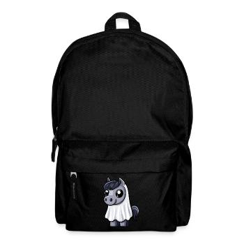 Pferd Halloween Comic Geist - Rucksack - Schwarz - Vorne
