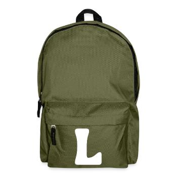 L - Backpack - olive green - Front