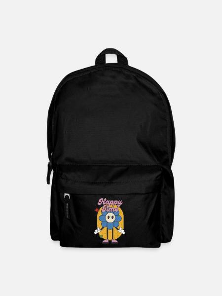 Positive Happy Graphic - Backpack - black