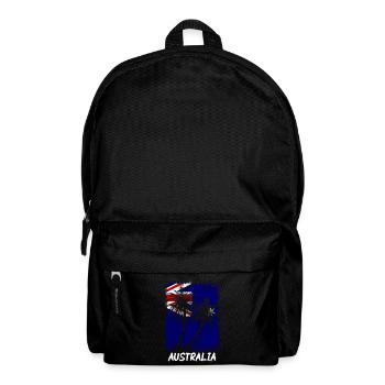 Australien Flagge Down Under Australische Fahne - Rucksack - Schwarz - Vorne