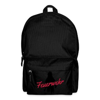 feuerwehr - Rucksack - Schwarz - Vorne