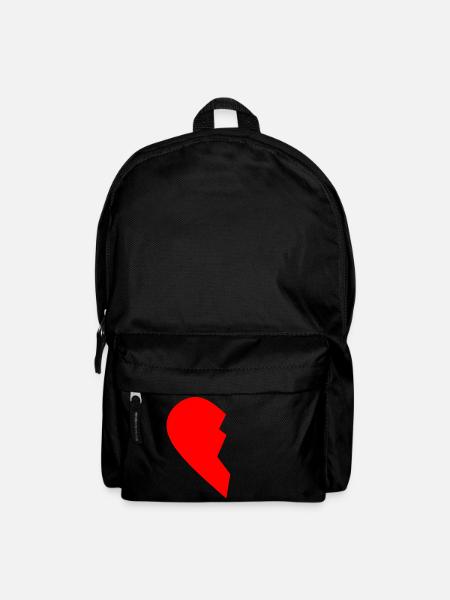 HALB HEART LINKS - Rucksack - Schwarz