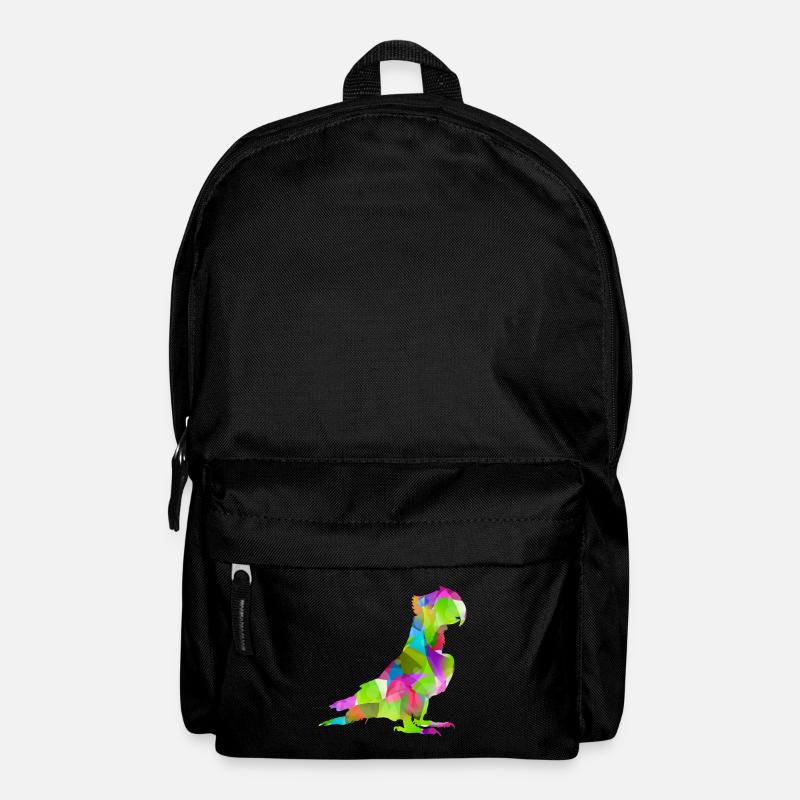 Colorful parrot - Backpack - black