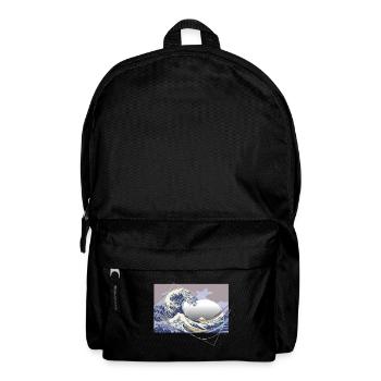 Hokusai Meets Fibonacci - Backpack - black - Front