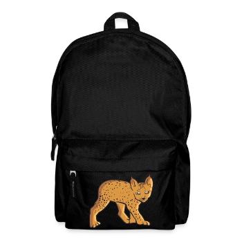 Sweet baby Lynx is a big cat and wild cat - Backpack - black - Front