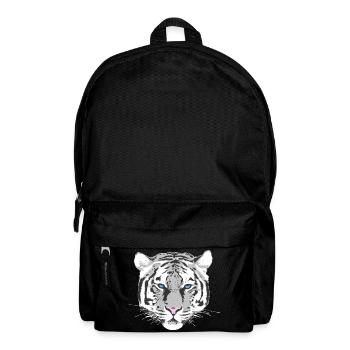 weißer Tiger - Rucksack - Schwarz - Vorne
