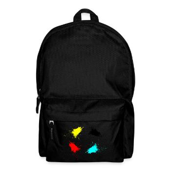 Flecken - Rucksack - Schwarz - Vorne