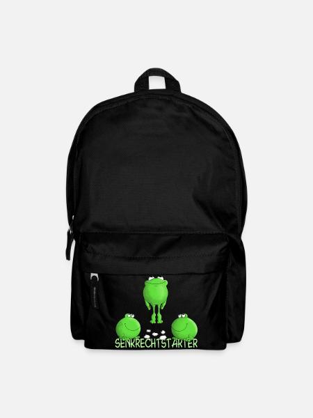 Start - Abheben - lustig - Rucksack - Schwarz