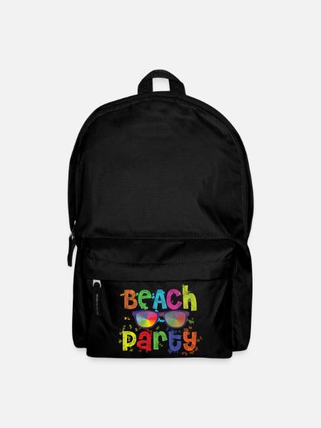 Beach Party - Rucksack - Schwarz