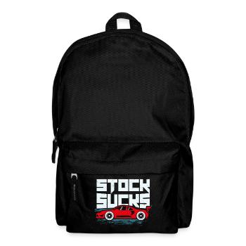 Stock Sucks Tuning Cars Voitures de course - Sac à dos - noir - Devant