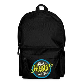 make hygge not war - Rucksack - Schwarz - Vorne
