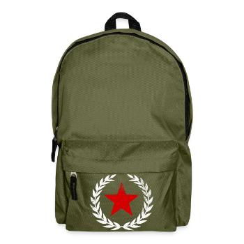 Étoile Rouge - Sac à dos - vert olive - Devant