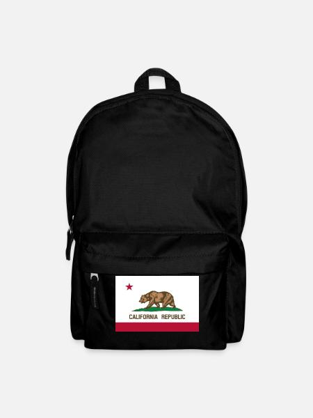 Flag of California - Backpack - black