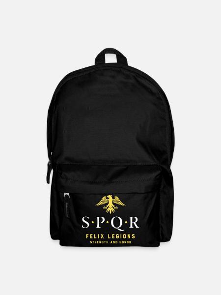 SPQR Römische Legion - Rucksack - Schwarz