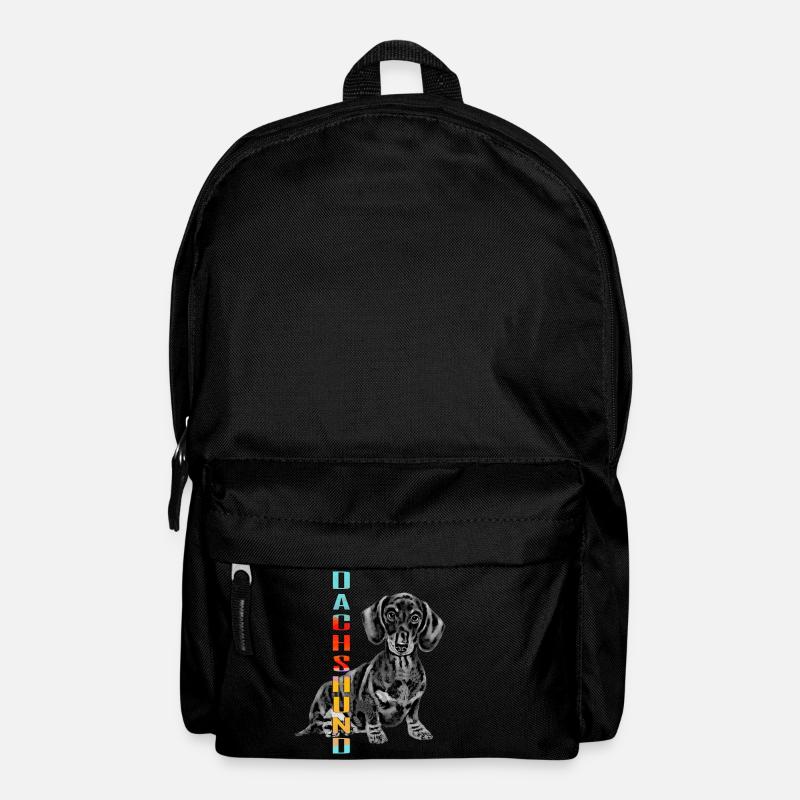 Dachshund - Backpack - black