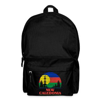 Neukaledonien - Rucksack - Schwarz - Vorne