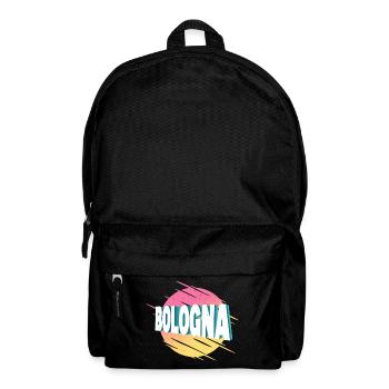Bologne Italie City Font Vintage Rétro - Sac à dos - noir - Devant