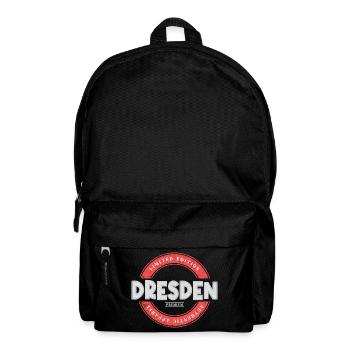 Dresden Deutschland Stadt Skyline Heimat Liebe - Rucksack - Schwarz - Vorne