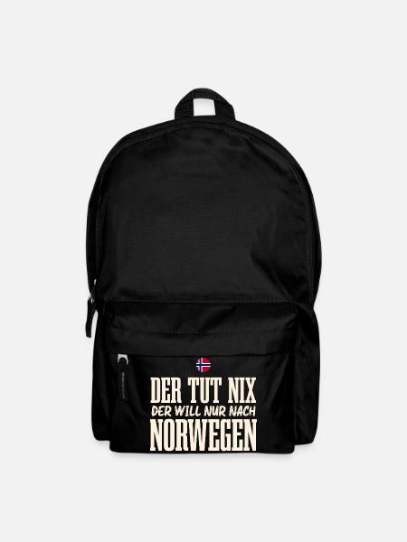 Norwegen - Rucksack - Schwarz
