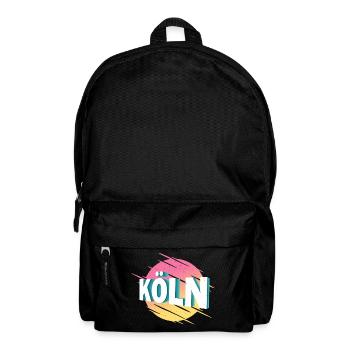 Cologne Allemagne City Font Vintage Rétro - Sac à dos - noir - Devant