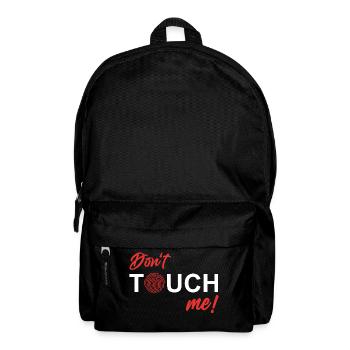 Ne me touchez pas - Empreinte digitale - Sac à dos - noir - Devant