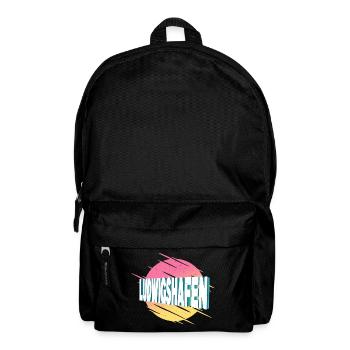 Ludwigshafen Deutschland Schrift Vintage Retro - Rucksack - Schwarz - Vorne