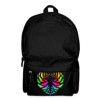 Schwarm herzförmiger Fledermäuse - Halloween - Rucksack - Schwarz - Vorne