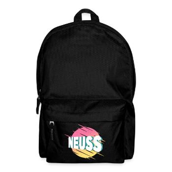 Neuss Allemagne City Font Vintage Rétro - Sac à dos - noir - Devant