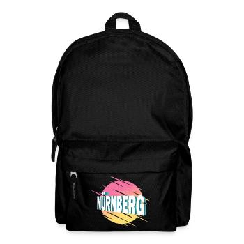 Nuremberg Allemagne City Font Vintage Rétro - Sac à dos - noir - Devant