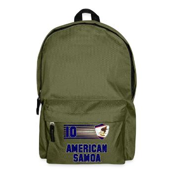 American Samoa Soccer Team - Backpack - olive green - Front