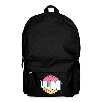 Ulm Deutschland Stadt Schrift Vintage Retro - Rucksack - Schwarz - Vorne
