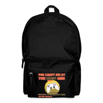 Gamer vs. Arbeit: Console Clash - Rucksack - Schwarz - Vorne