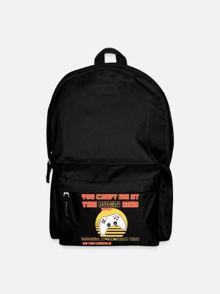 Gamer vs. Arbeit: Console Clash - Rucksack - Schwarz