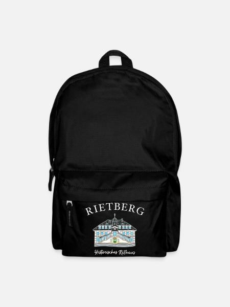 Rietberg Historisches Rathaus, Handzeichnung - Rucksack - Schwarz