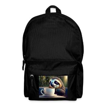Caffeinated Sloth - Rucksack - Schwarz - Vorne