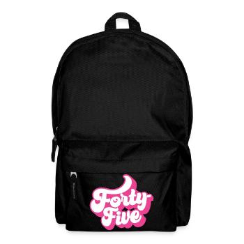 Fünfundvierzig Frauen zum 45. Geburtstag sind 45 Jahre alt - Rucksack - Schwarz - Vorne