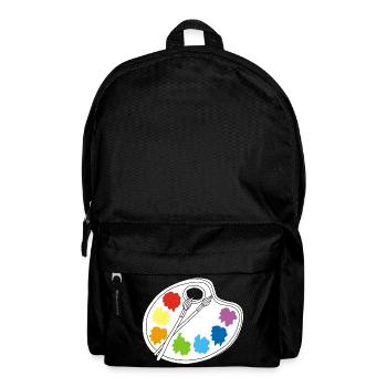 Artist (white) - Backpack - black - Front
