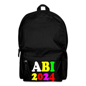 Abi 2024 - Rucksack - Schwarz - Vorne