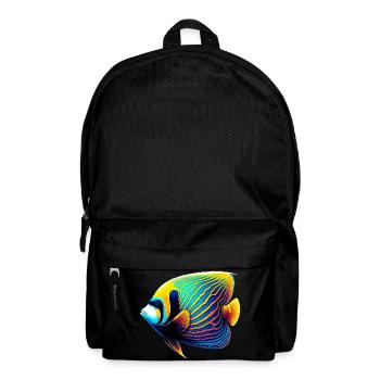 Kaiser-Engelsfisch - Rucksack - Schwarz - Vorne