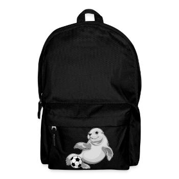 Seal Joueur De Football Football - Sac à dos - noir - Devant