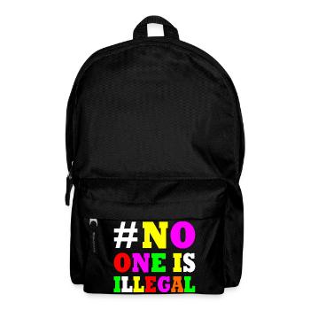 No one is illegal - Backpack - black - Front